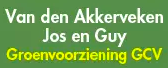 Logo tuinaanleg en onderhoud Guy en Jos